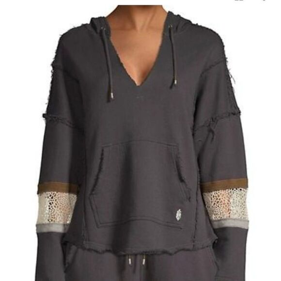 Free People Movement Dream Catcher Hoodie Black Medium - Picture 14 of 14